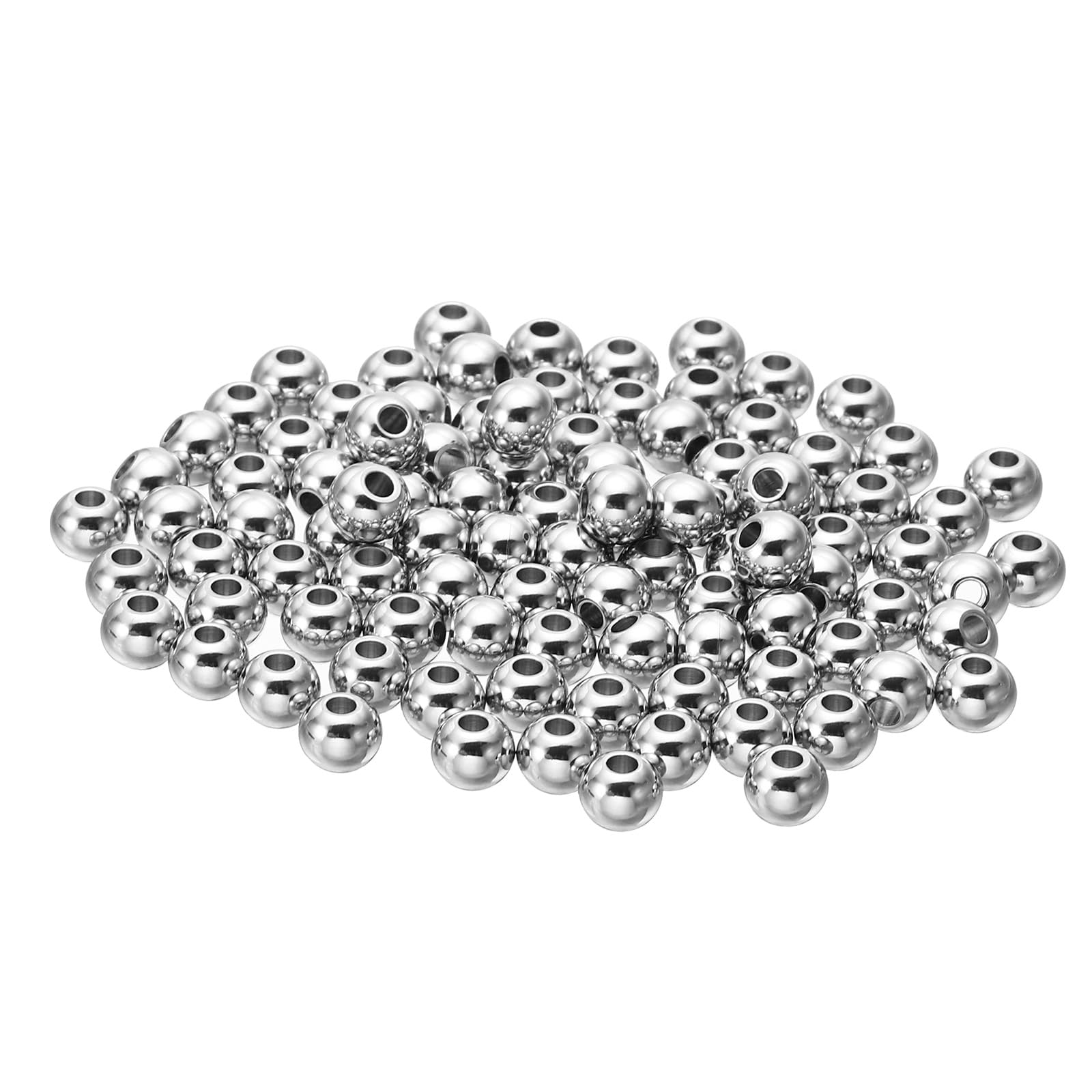 PATIKIL Smooth Round Spacer Beads