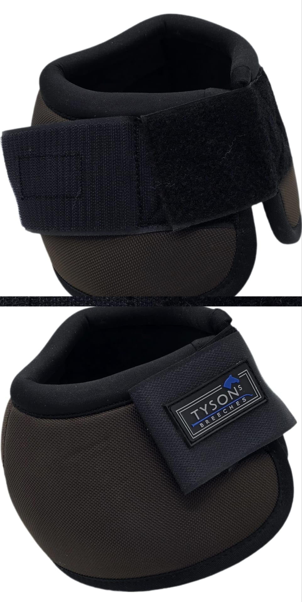 Tysons Breeches Hufglocken Spring Glocken Kaltblut Perscheron Noriker XL XXL XXXL Schwarz Braun Drehschutz ergonomisch 1600 Poly Neopren Übergröße (Schwarz, XX Full)