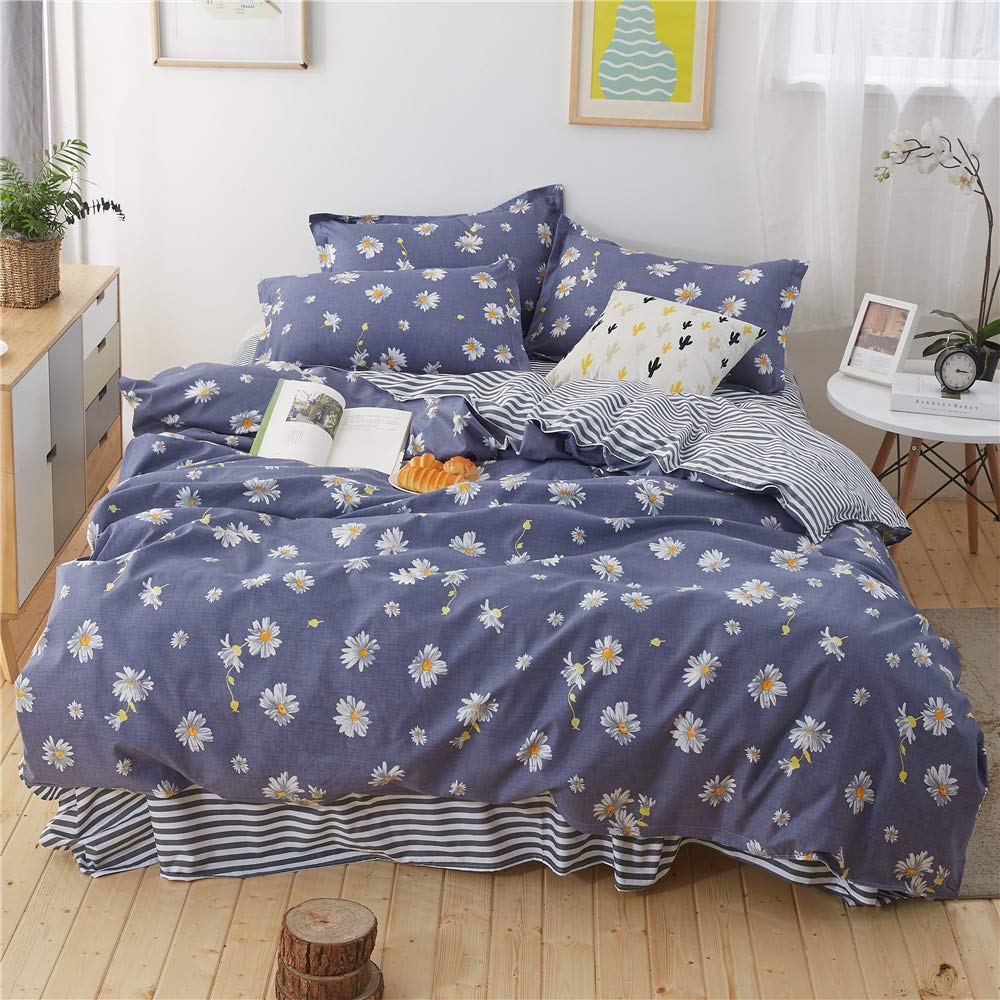 Parure de lit 2 personnes microfibre avec drap et taies