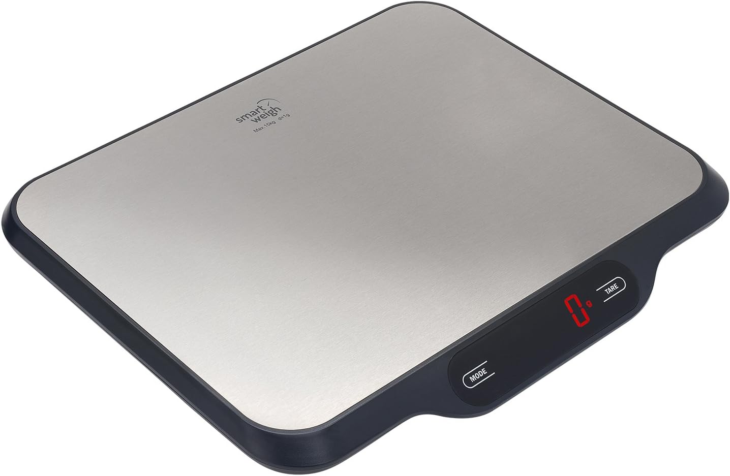 Smart Weigh Multifunctional Postal Scale and Digital Kitchen Scale with Wide Platform, 15kg Capacity
