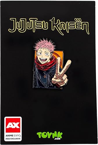 Miniatura 2 de Jujutsu Kaisen Yuji Itadori Edición Limitada Esmalte Pin Anime Expo 2022 Exclusiva Broche de metal Accesorios Insignia para Mochila, Ropa,