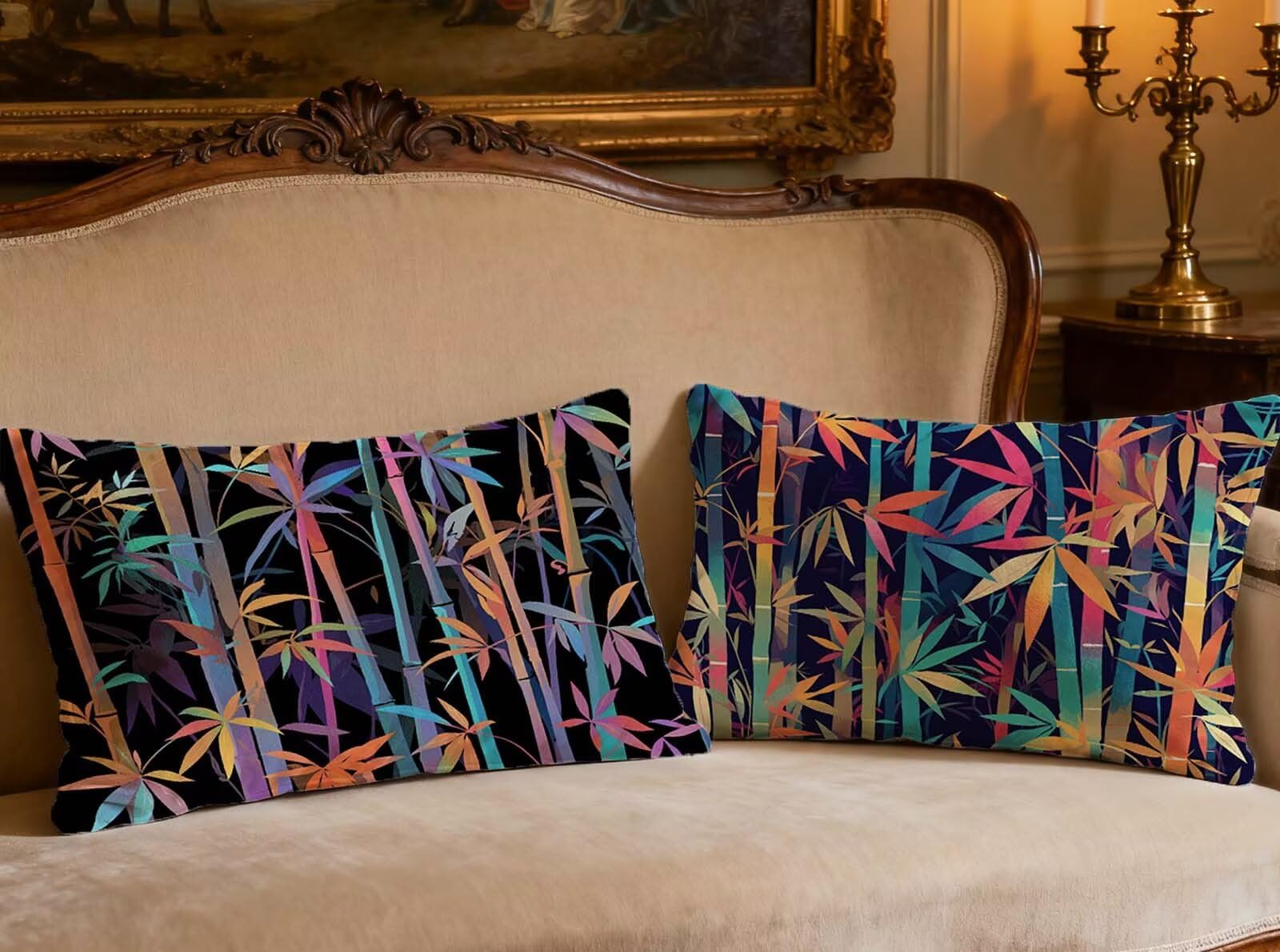 Housse de coussin grand format pour soulager le dos sur le canapé
