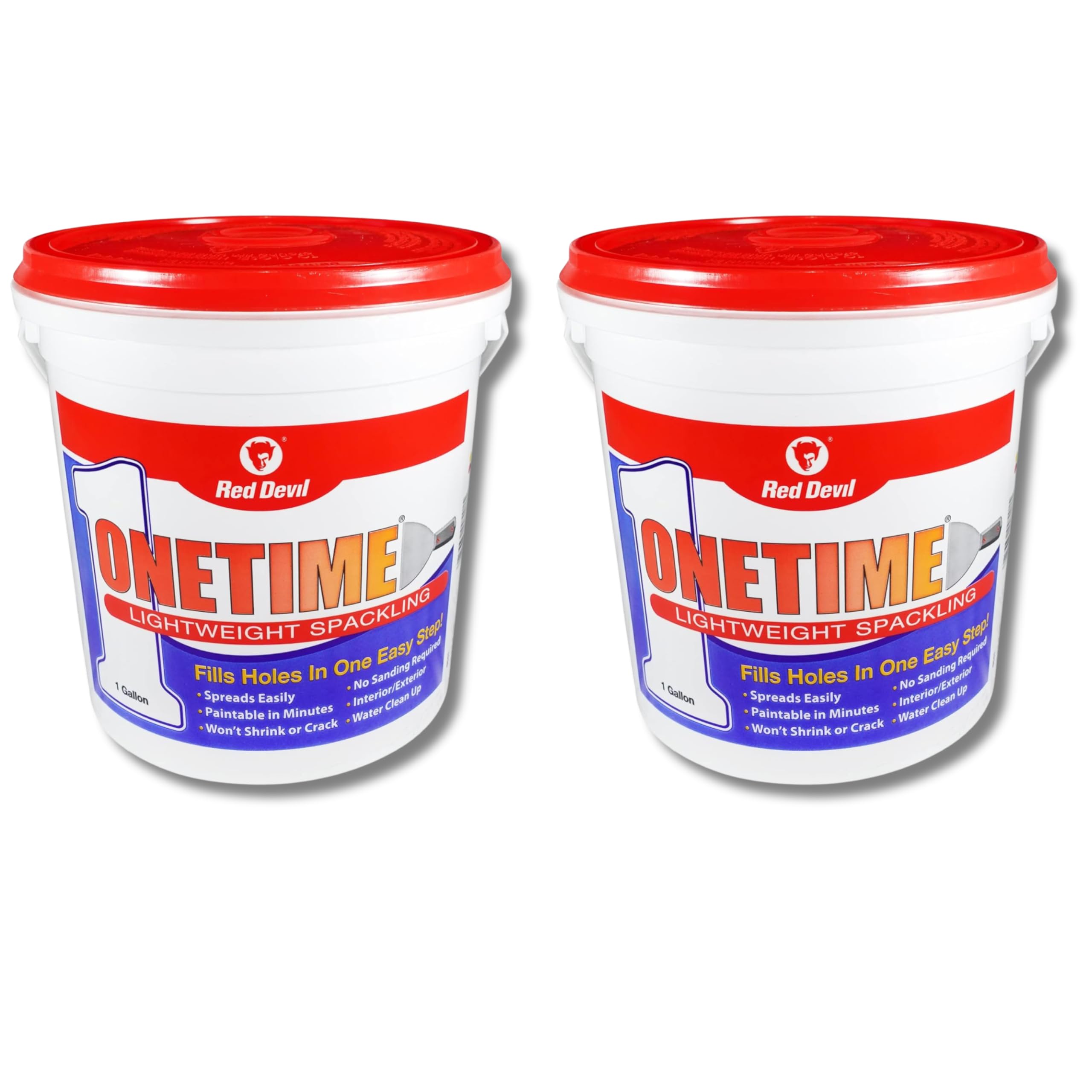 Red Devil 0541 ONETIME Lightweight Spackling, 1 Gallon, Made