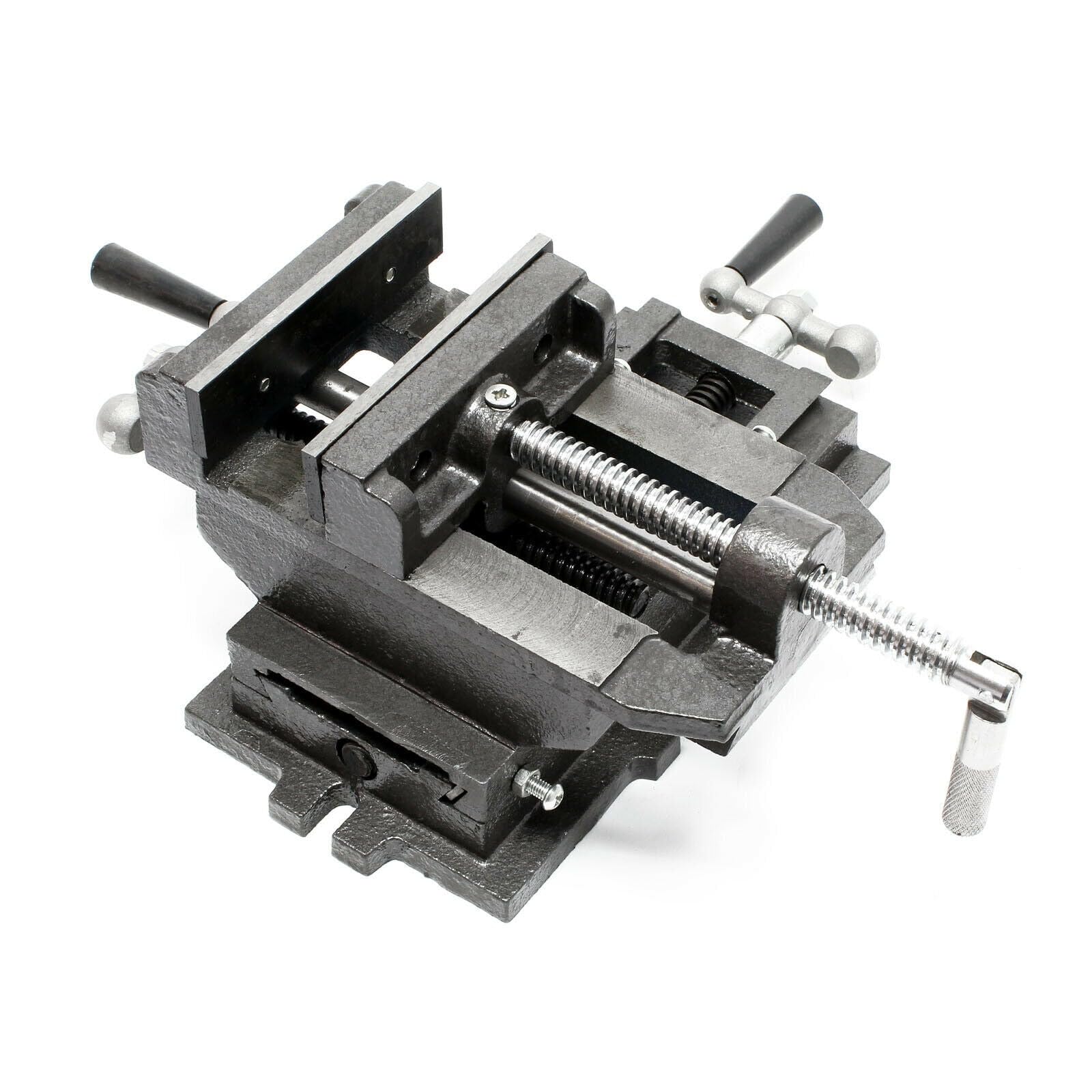 Tornillo de fresado 2 ejes 150 mm taladro de roscado mesa cruzada banco de trabajo máquina 16_0000315