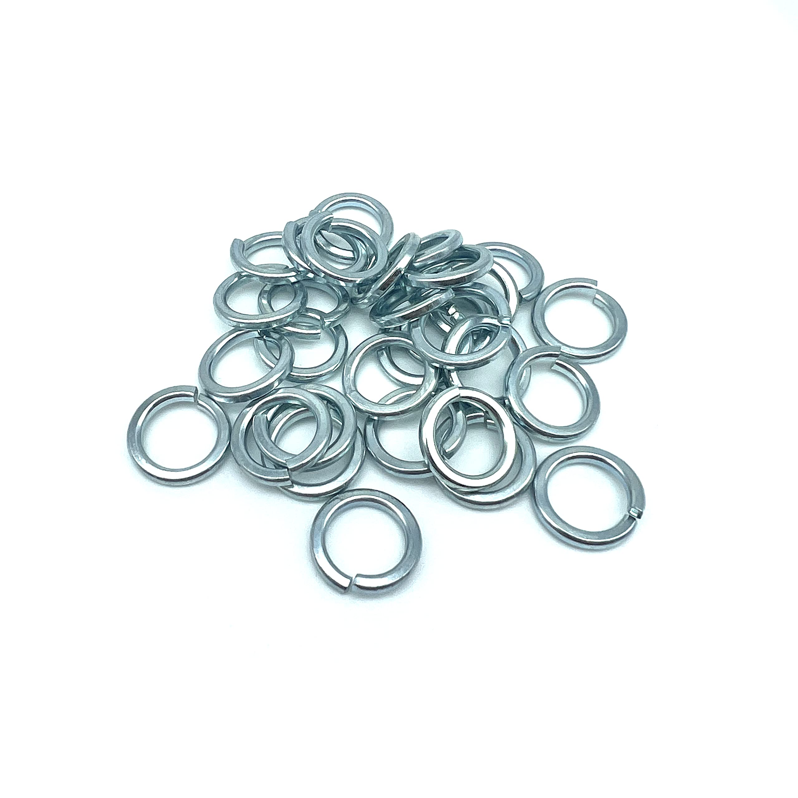 M12 Spring Washer | Square Spring Split Lock | Steel Zinc Plated