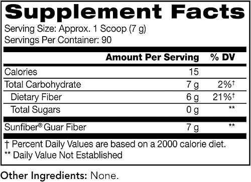 Vista 8 de Tomorrow's Nutrition, Fibra solar, suplemento de fibra prebiótica para la salud digestiva, bajo FODMAP, sin gluten, sin sabor, 90 porciones