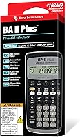 Vista 3 de Texas Instruments BA II Plus Financial Calculator, Black Medium