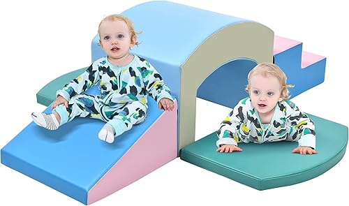 Miniatura 2 de Juego de actividades de escalada y gateo para interiores para niños pequeños, juego de espuma suave que incluye escalador de espuma de un solo