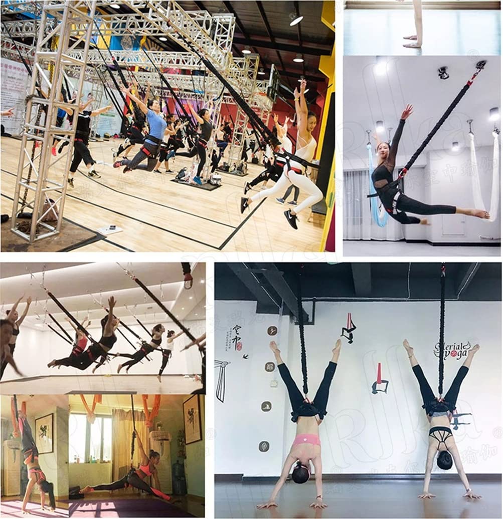 Fasce di resistenza per palestra domestica, fitness e yoga aereo, sistema elastico per allenamento pilates – Get Strong & Flexible