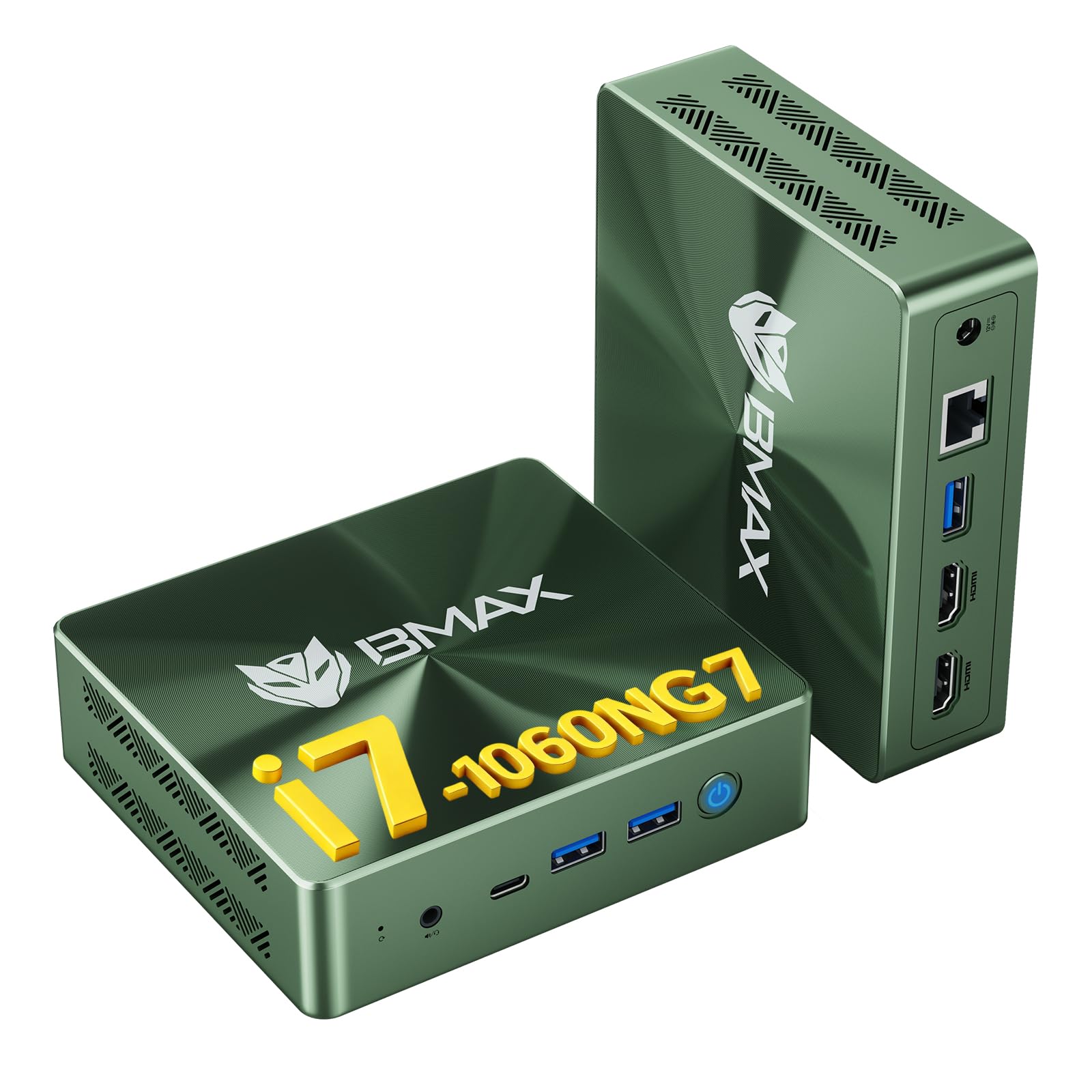 BMAX Mini Pc i7-1060NG7 16GB LPDDR4 1TB NVME SSD NVME_2280 x2 HDMI