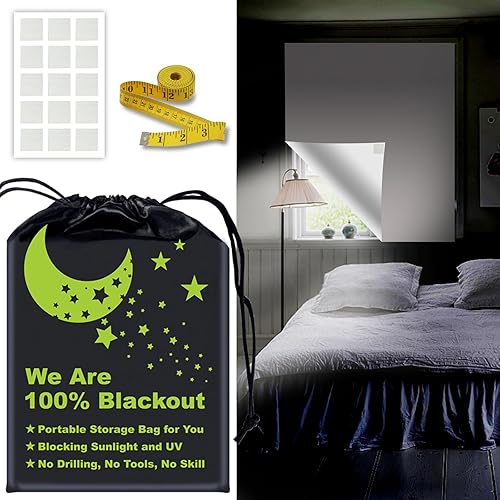 Persianas opacas grises XXL 150 x 59 pulgadas 100% luz opaca sin taladro cortadas de bricolaje a cualquier tamaño o forma Cortinas opacas portátiles