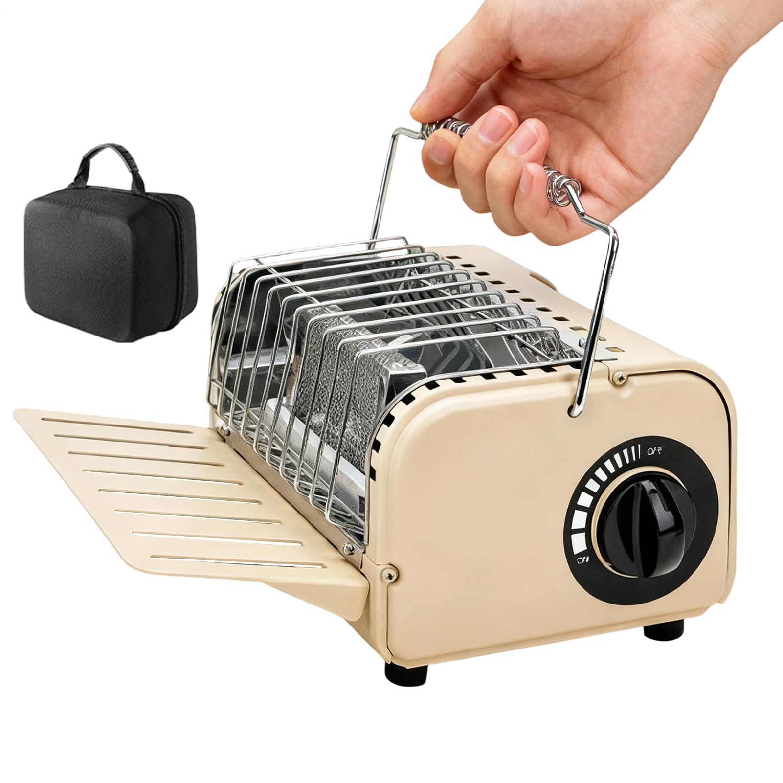 Fornello Da Campeggio | Fornello A Gas Da 1200 W Per Zaino In Spalla Con | Riscaldatore Da Escursionismo Portatile - Per Campeggio Zaino In Spalla Invernale All'aperto Libero Picn