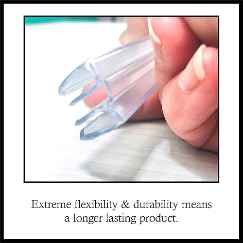 Miniatura 6 de DistinctAndUnique Bisagra de PVC transparente estilo piano para 316" (4,5 mm) o 18" (3 mm) Material sin tornillos ni pegamento - DIY para plexiglás,