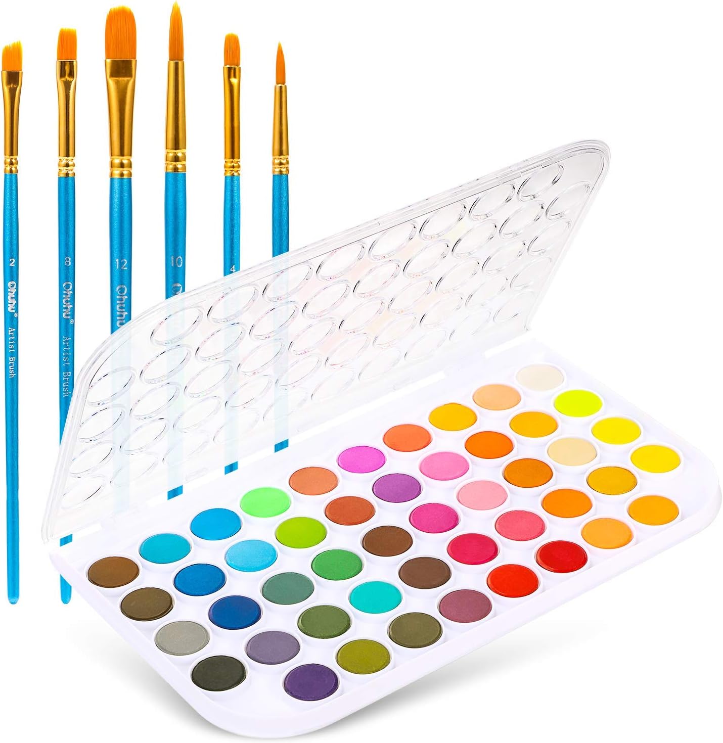 本店は 水彩絵の具36色 水彩パッド 6本ペイントブラシ Ohuhu 透明水彩絵具 12ml 水彩風 チューブ スケッチ 水彩画 風景画 透明 にじみ ぼかし かすれ 学習教材 学校教材 在庫残りわずか Titanicgroup Com