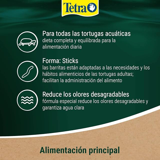 Foto 5 de 8 de Tetra ReptoMin Alimento para Tortugas Acuáticas, 10 L