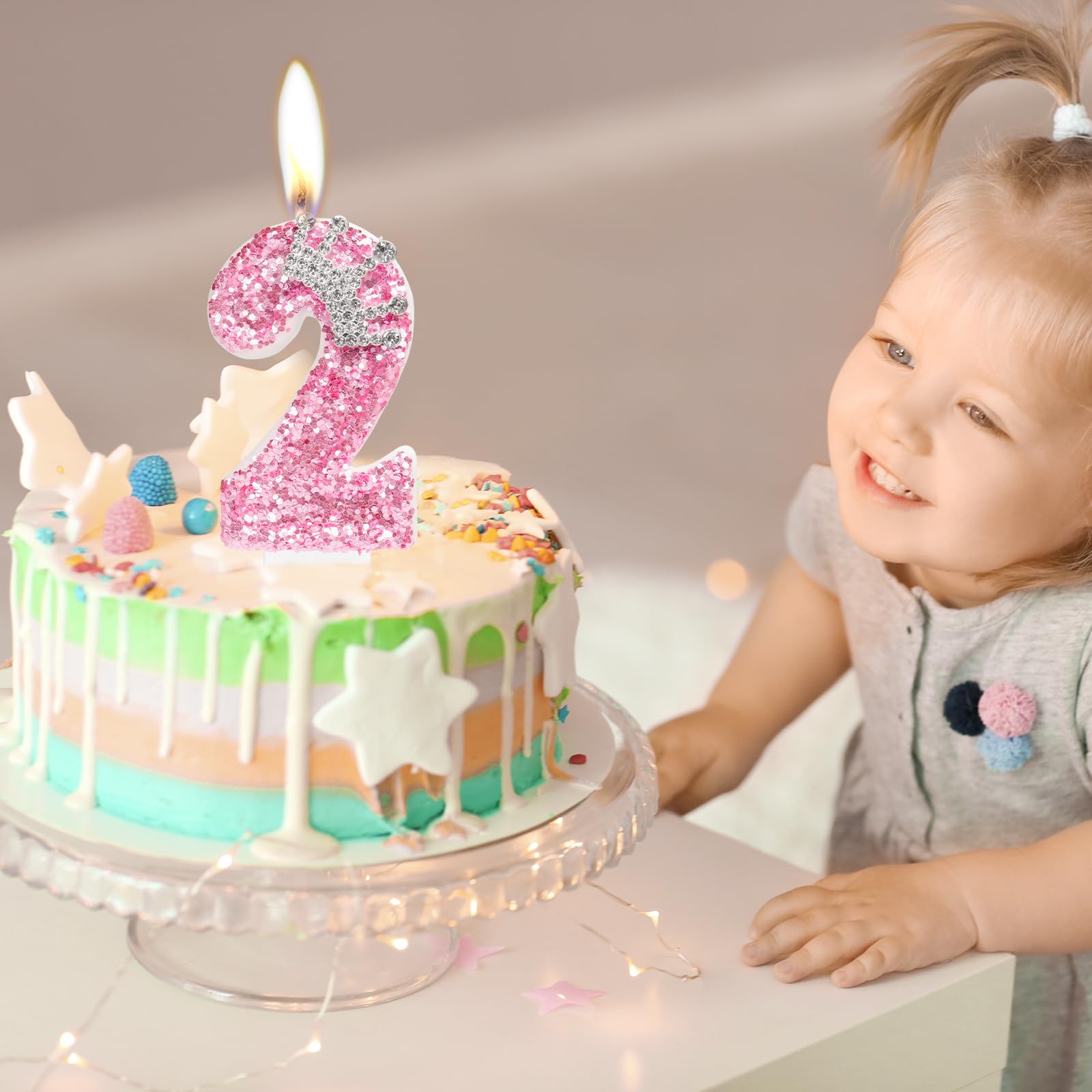 Amazon.co.jp: iNINGER 28歳の誕生日キャンドル、ナンバー28キャンドル