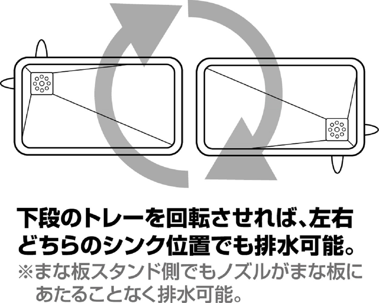 Amazon｜パール金属 アレスタ 水切り ラックスリム 3段 水が流れる