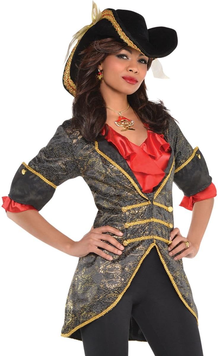 Amscan Adult Pirate Jacket Costume, 1 Pc.