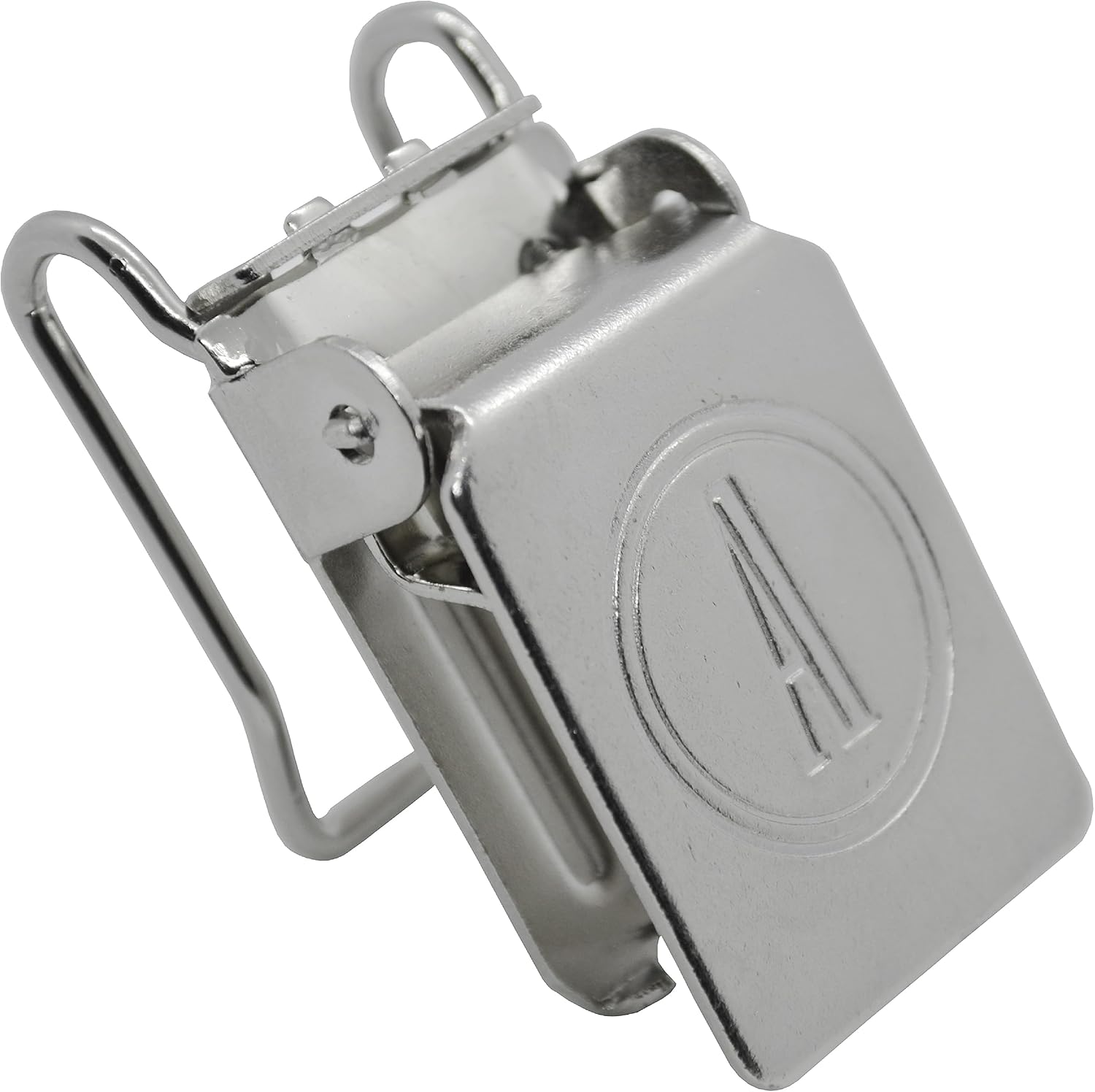 ANDUSTRIAL - Large Alligator Rug Clips for Displaying Heavy Rugs On Arms and Display Racks - Fits 1 Inch Square Rods - Silver, 10 Clips