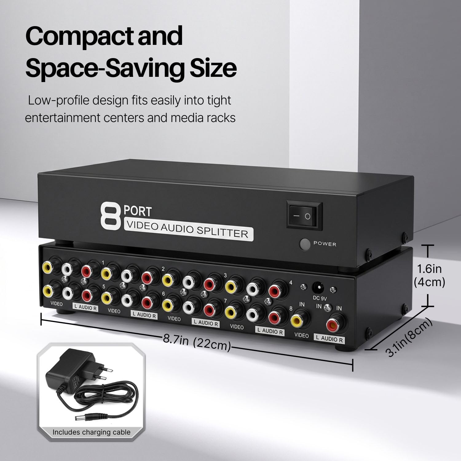 ARP 3rd A'LIVE／DVD BOX Amazon.com: TNP RCA Switch AV Splitter 1 in 8 Out - Powered 3 RCA