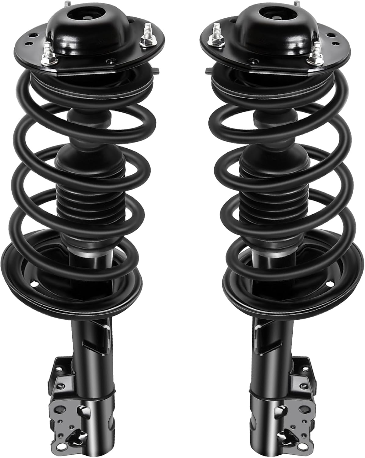 Front Strut Shock Assembly w/Coil Spring Fit for 2004-2012 for Chevrolet for Malibu 2005-2010 for Pontiac G6,2007-2009 for Saturn Aura, Set of 2 Struts 172199 172200
