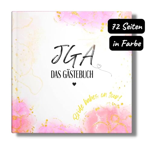 JGA Gästebuch: "Bride babes on tour". Ein lustiges JGA Album zum Ausfüllen &amp; Spaß haben. Für den besten Junggesellinnen Abschied.