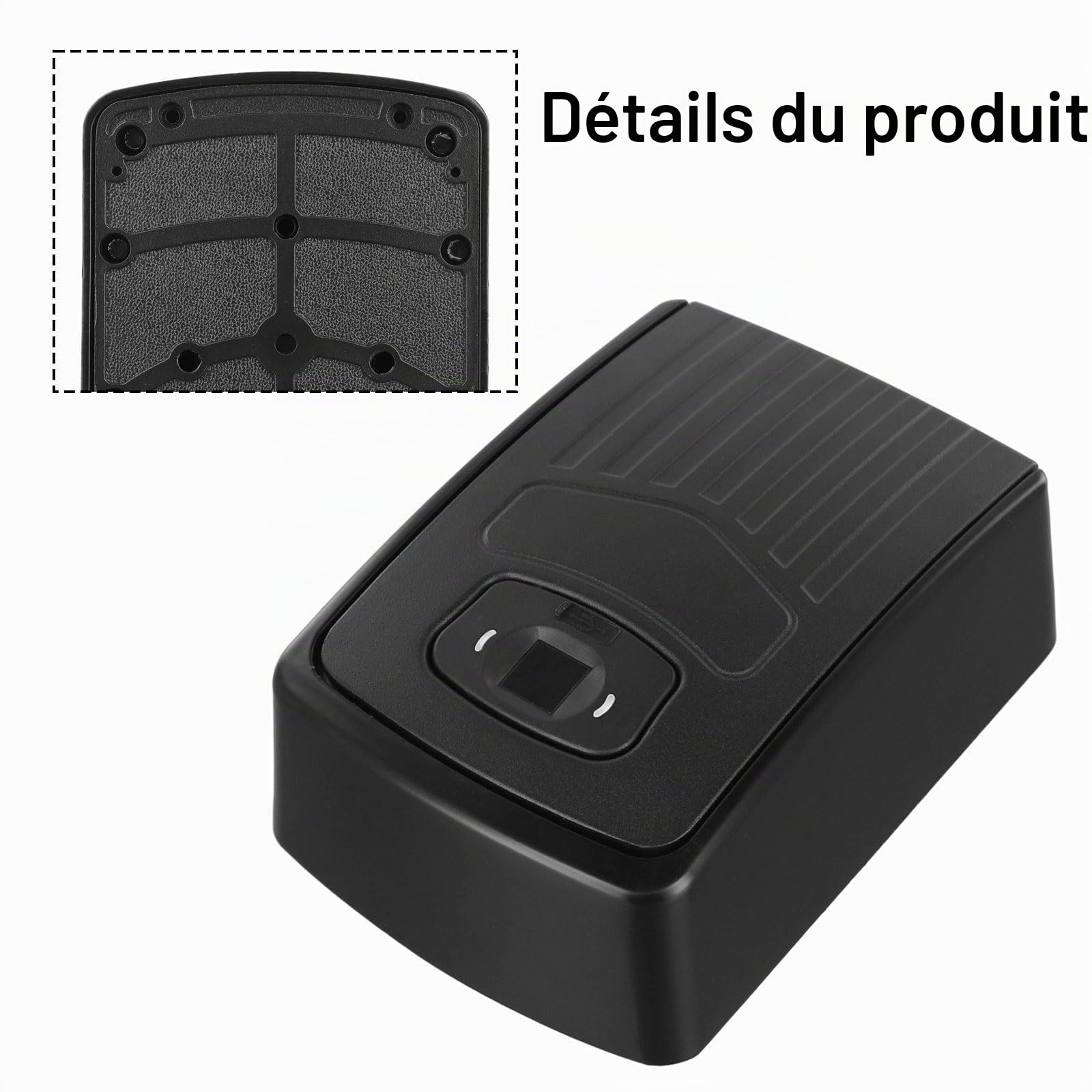 Boîte à clés intelligente avec reconnaissance d'empreintes digitales, pour l'intégration de l'application Tuya, accès multi-utilisateurs, résistant aux intempéries, coffre-fort électronique