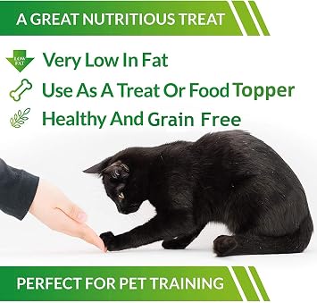 Life Essentials by Cat-Man-Doo | Chicken - 5oz. Bag | Freeze Dried Chicken Cat & Dog Treats | Healthy, Single Ingredient, Training Treats, High Protein | Cooked & Freeze-Dried White Chicken Breast Meat, Healthy Chicken Cat Treats & Dog Treats, High Protein, Toppers, Made in USA