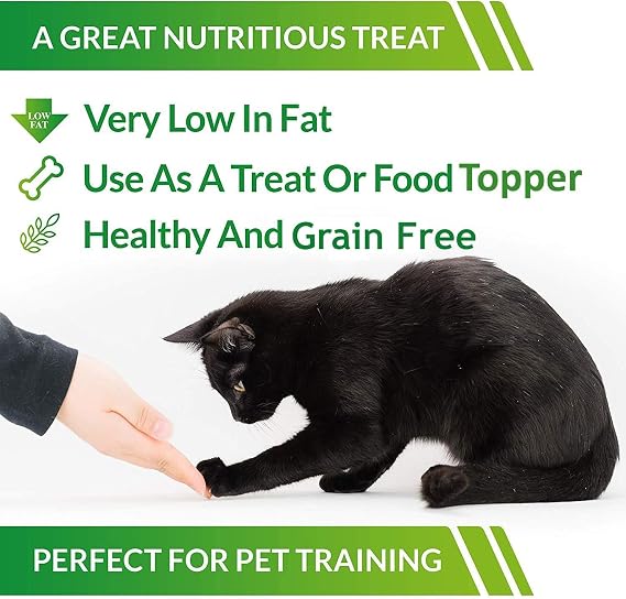 Life Essentials by Cat-Man-Doo | Chicken - 5oz. Bag | Freeze Dried Chicken Cat & Dog Treats | Healthy, Single Ingredient, Training Treats, High Protein | Cooked & Freeze-Dried White Chicken Breast Meat, Healthy Chicken Cat Treats & Dog Treats, High Protein, Toppers, Made in USA