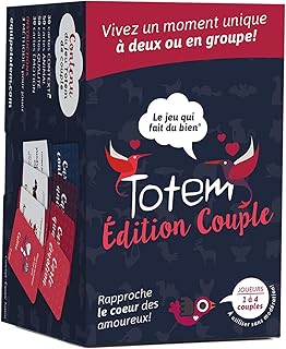 Totem le Jeu Qui Fait du Bien, Jeu Pour Couple Pour Amorcer Des Conversations Qui Font Réfléchir, le Cadeau Parfait Pour un Anniversaire ou un Mariage