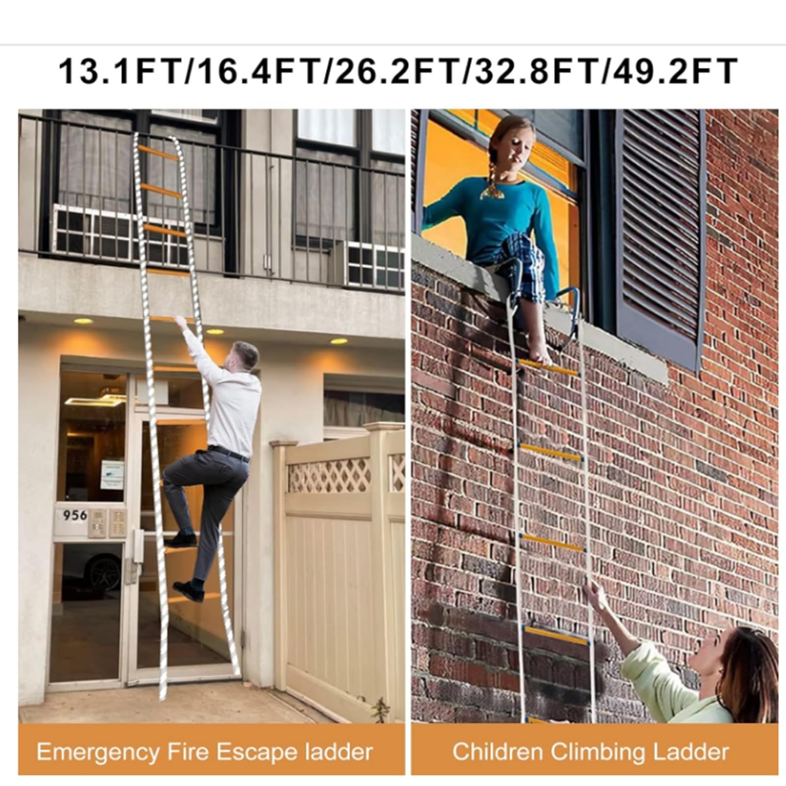 Feuerleiter for 2-3-stöckigen Sicherheitsbalkon(40FT/12M)