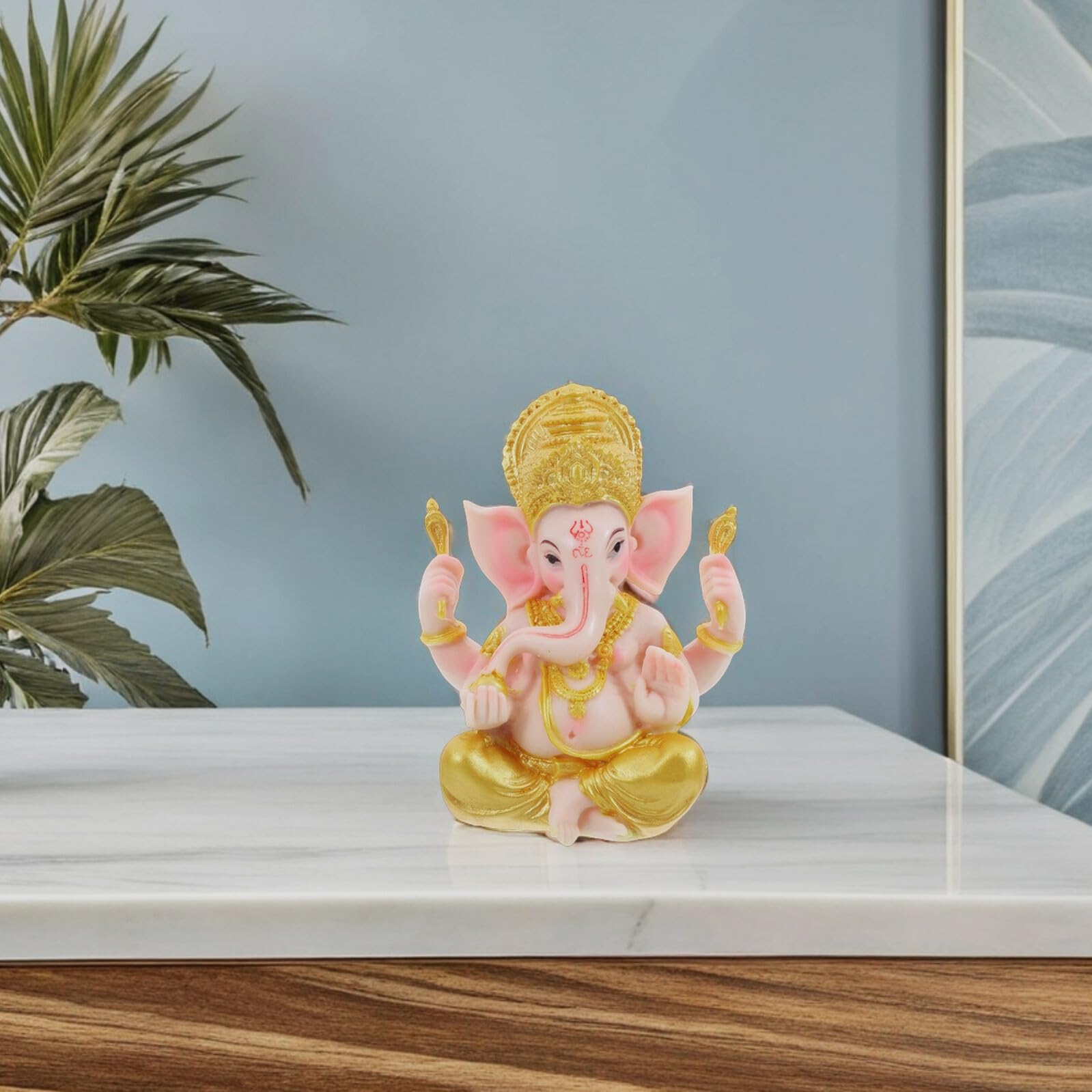 OUNONA Elefante Scultura Figurina in Ornamento Casa per Ricchezza Decorazione Tavolo Soggiorno