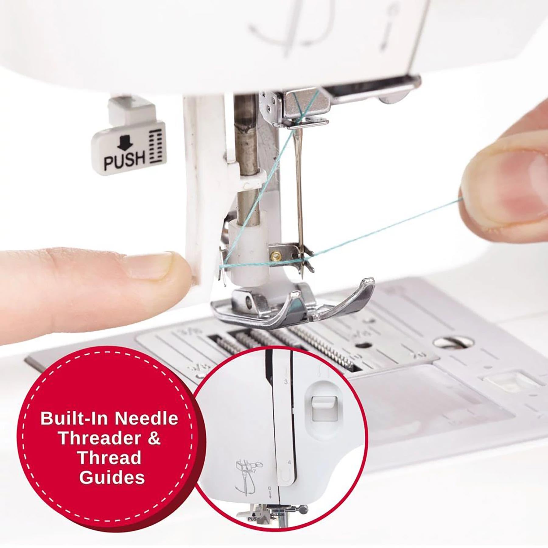 SINGER Fashion Mate™ 3342 Lightweight & Portable Sewing Machine with Accessory Kit | 32 Built-In Stitches, Free Arm, Full Metal frame, LED Light & 1-step Buttonhole | Great for Crafts & Mending