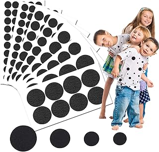 Sponsored Ad - Iceyyyy 200+ Pieces Adhesive Felt Circles, Black Self-Adhesive Felt Pads Felt Sticker for Halloween DIY Pro...
