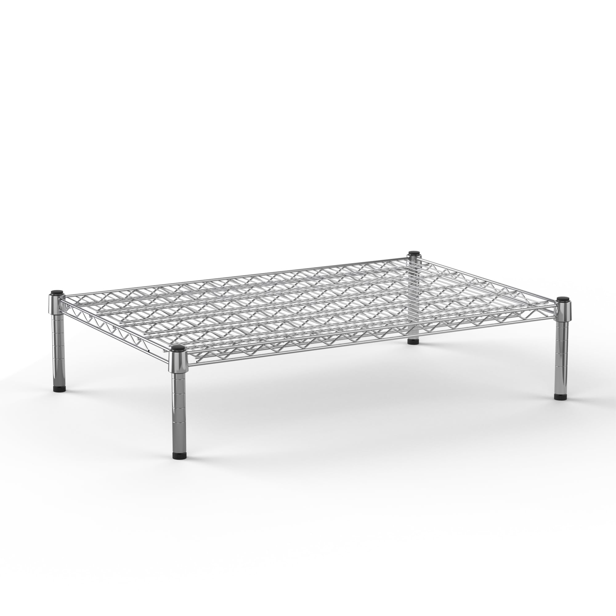 24" Deep x 36" Wide x 8" Height Wire Shelving Kit | 1-Tier | NSF Commercial Storage Rack Unit