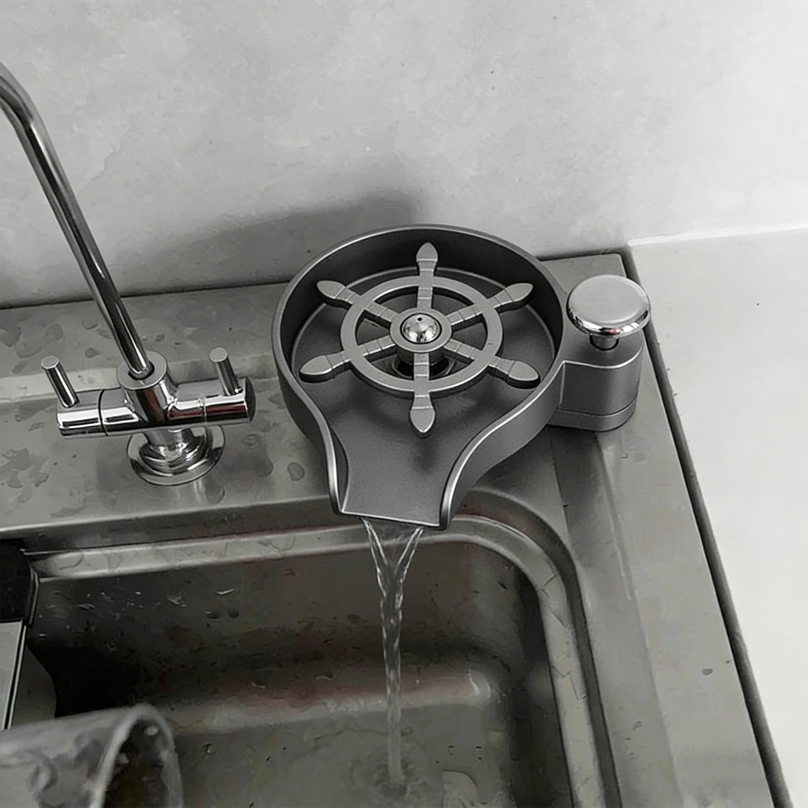 Lavavajillas De Vasos Para Fregadero Herramienta de Lavado para Tazas de | Enjuagador De Copas Para Tazas Termos Copas De Vino Tazas De Café