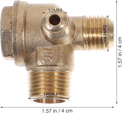 Miniatura 3 de Uonlytech Compresor de aire Válvula de retención Tanque Kit de válvula de retención Accesorio para compresor de aire Piezas de compresor de aire