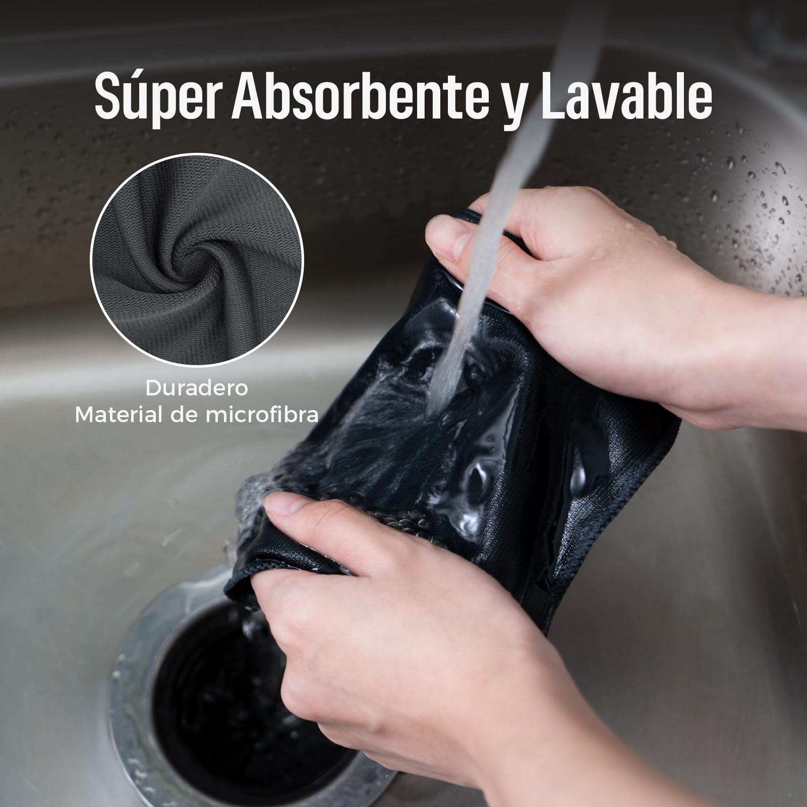loukin 4 Piezas Paños Magnéticos para Limpieza de Pizarra Blanca, Reutilizables y Lavables, 30 × 30 cm, Gris, para Aula, Hogar y Oficina, Incluye 1 × 100 ml Limpiador de Pizarra Blanca