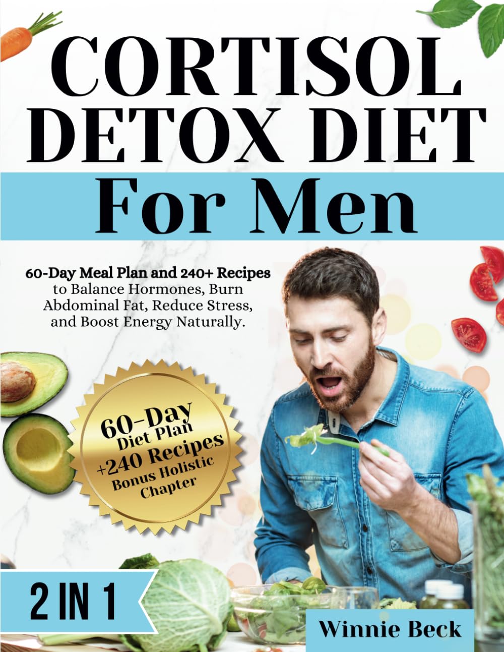 CORTISOL DETOX DIET FOR MEN: 60 DAYS TO HORMONAL BALANCE, FAT LOSS, AND UNSTOPPABLE ENERGY