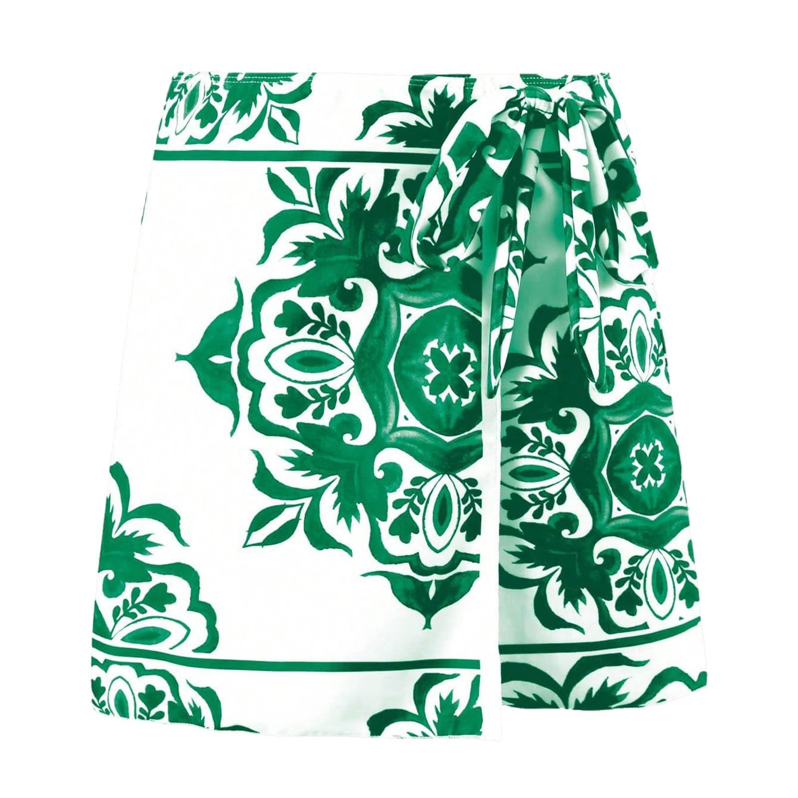 2026 Donna Bikini Reggiseno Mare Triangolo Tanga Abiti da Spiaggia Sexy, Taglio Alto con Lacci Costumi Stampa Floreale Imbottito, Perizoma Beachwear Due Pezzi Set#2