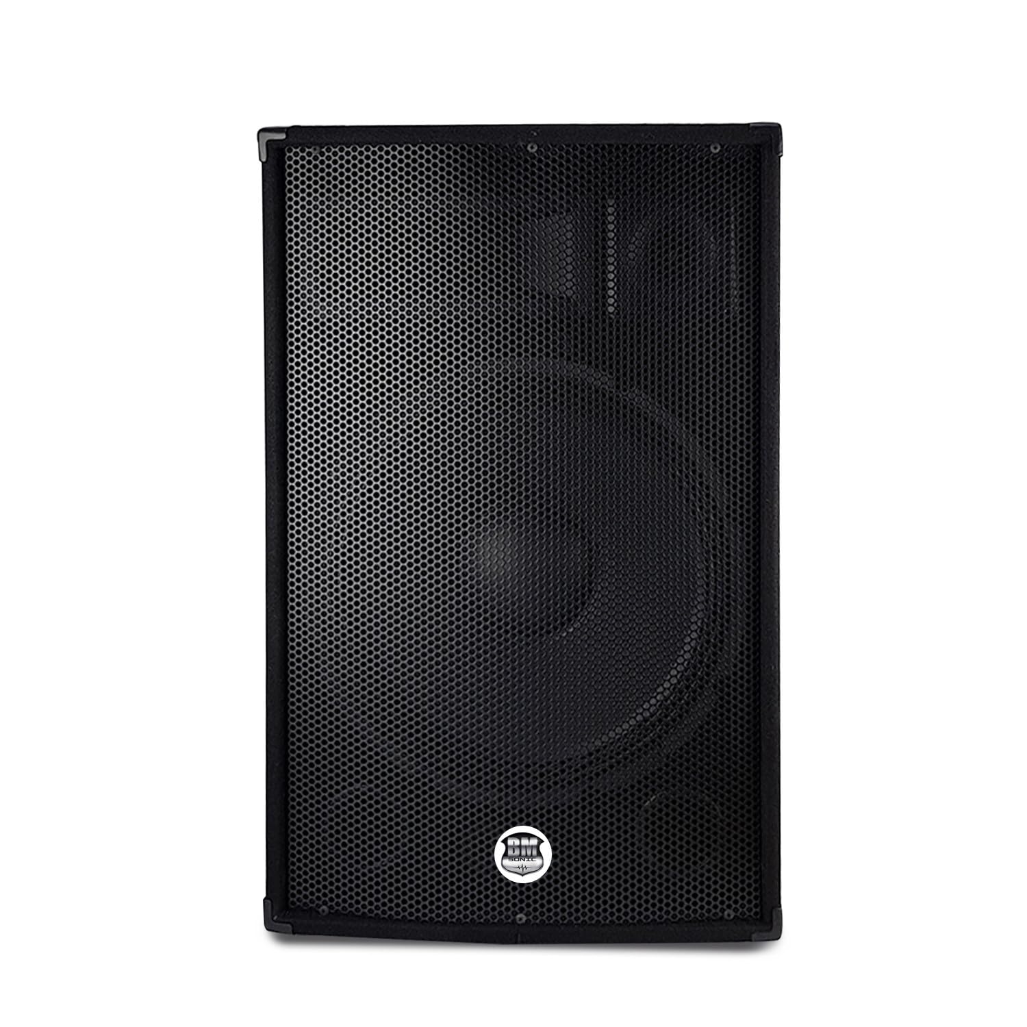 Pack sonorisation DJ PRESTATIONS BM Bmsonic 2500W - Enceintes DJ 15" + Caisson 15" + Pieds - USB/Bluetooth, Pack Jeux de lumières