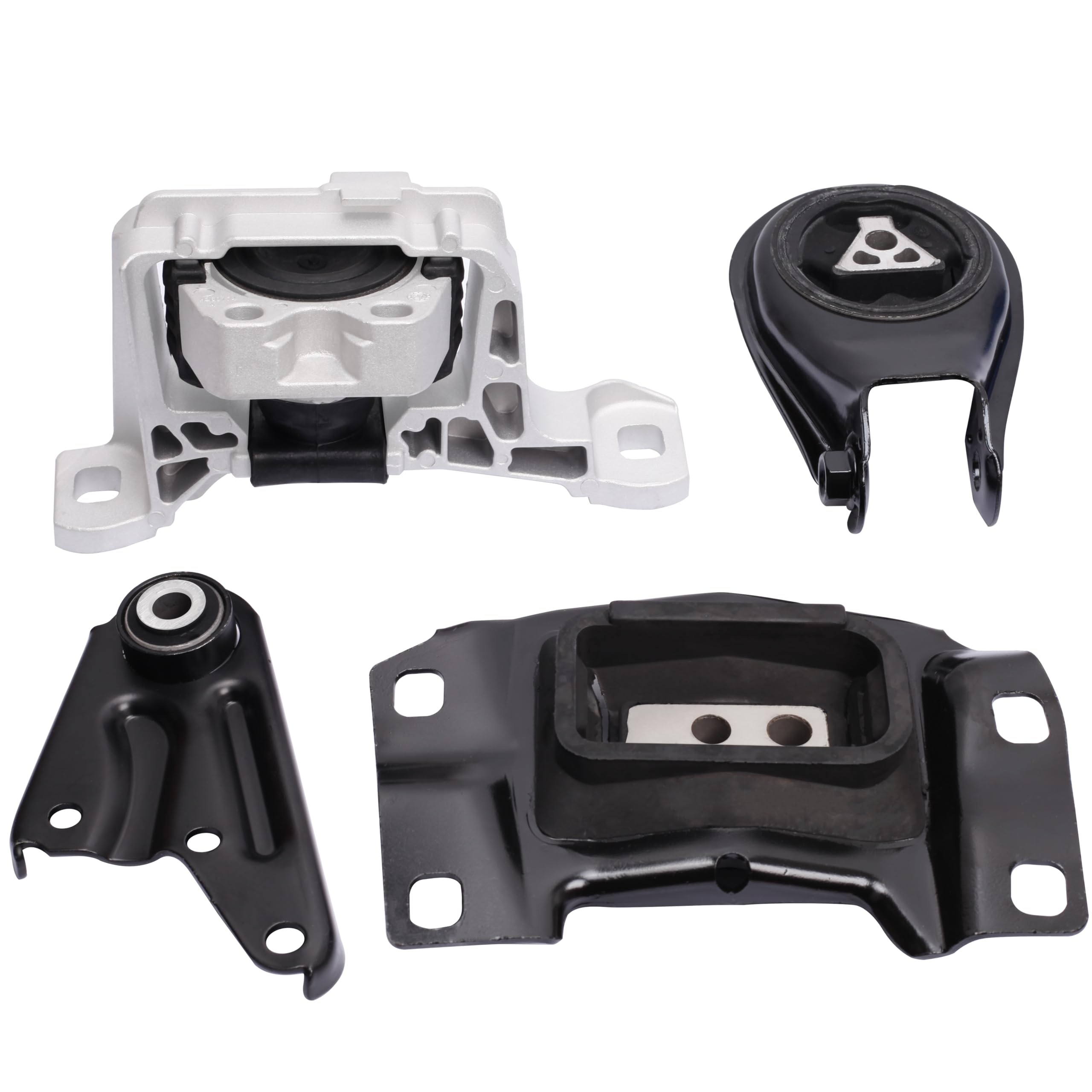 Engine Motor and Transmission Mount Kit Compatible with 2010-2013 Mazda 3 2.0L Automatic Transmission A4402 BBM439060 A4405 B37F39040F A4421 BBM539070B A4418 BFD139010A Set of 4