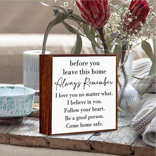 Miniatura 4 de Caja de madera con texto en inglés Always Remember You are Braver Than You Think con texto en inglés Always Remember You are Braver Than You Think