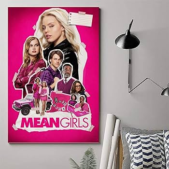 Amazon.co.jp: コメディ映画ポスター ミーンガールズ 2024年 部屋用