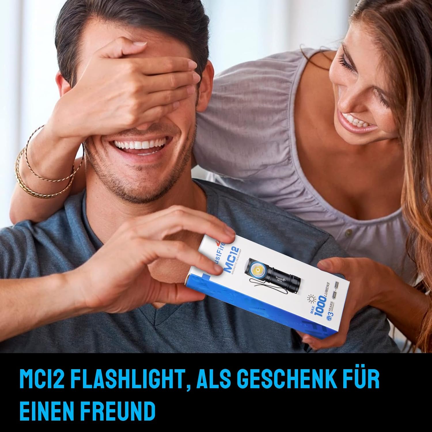 TrustFire MC12 Headlamp with 180 degree adjustable body