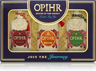 Opihr | Far East, Arabian & European Edition | Geschenkpackung | Minis zum Probieren | Inspiriert durch die antike Gewürzstraße | 43% vol. | 3 x 0,05l