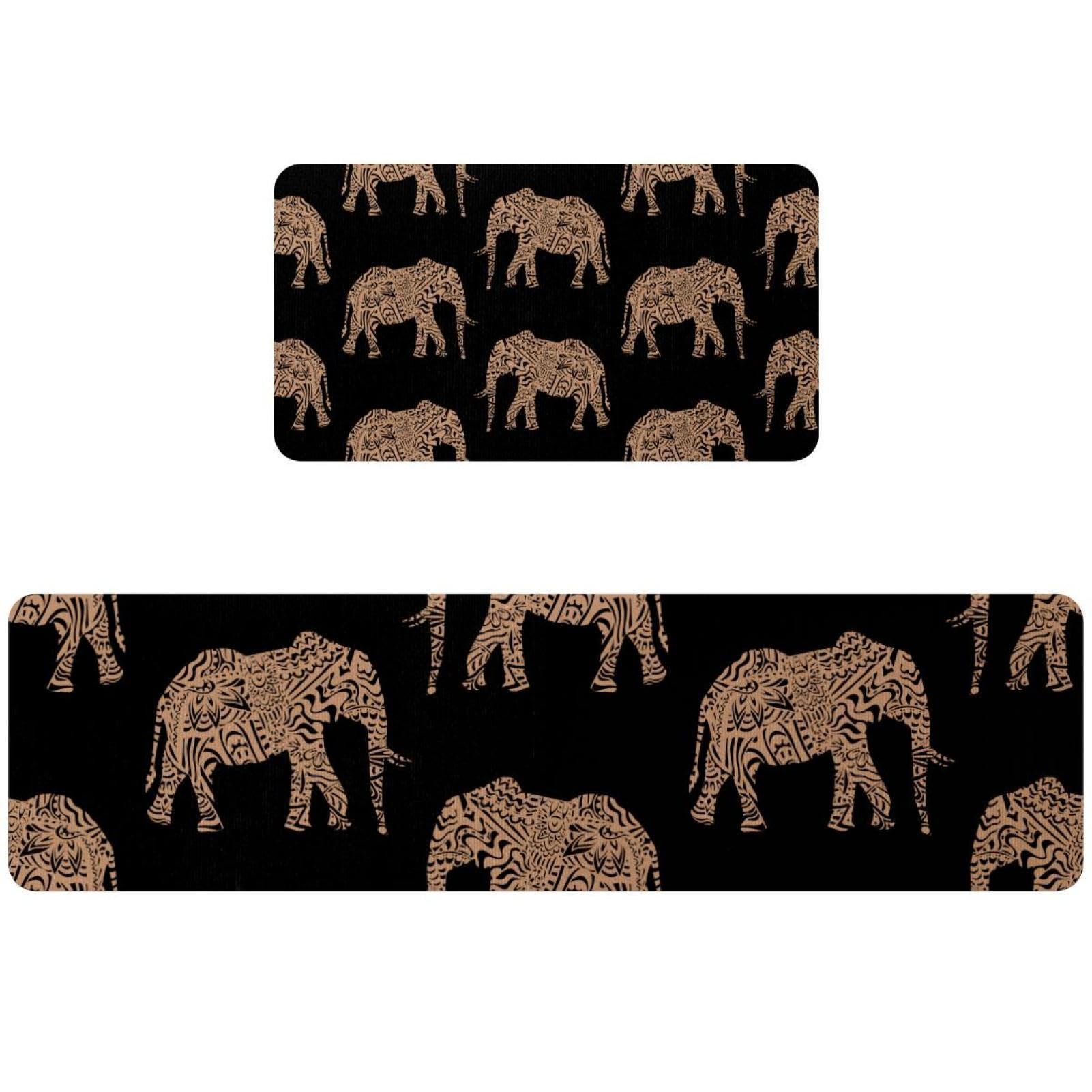 Tapetes de cocina antideslizantes: soluciona resbalones con estas 2 alfombras lavables de elefante 1
