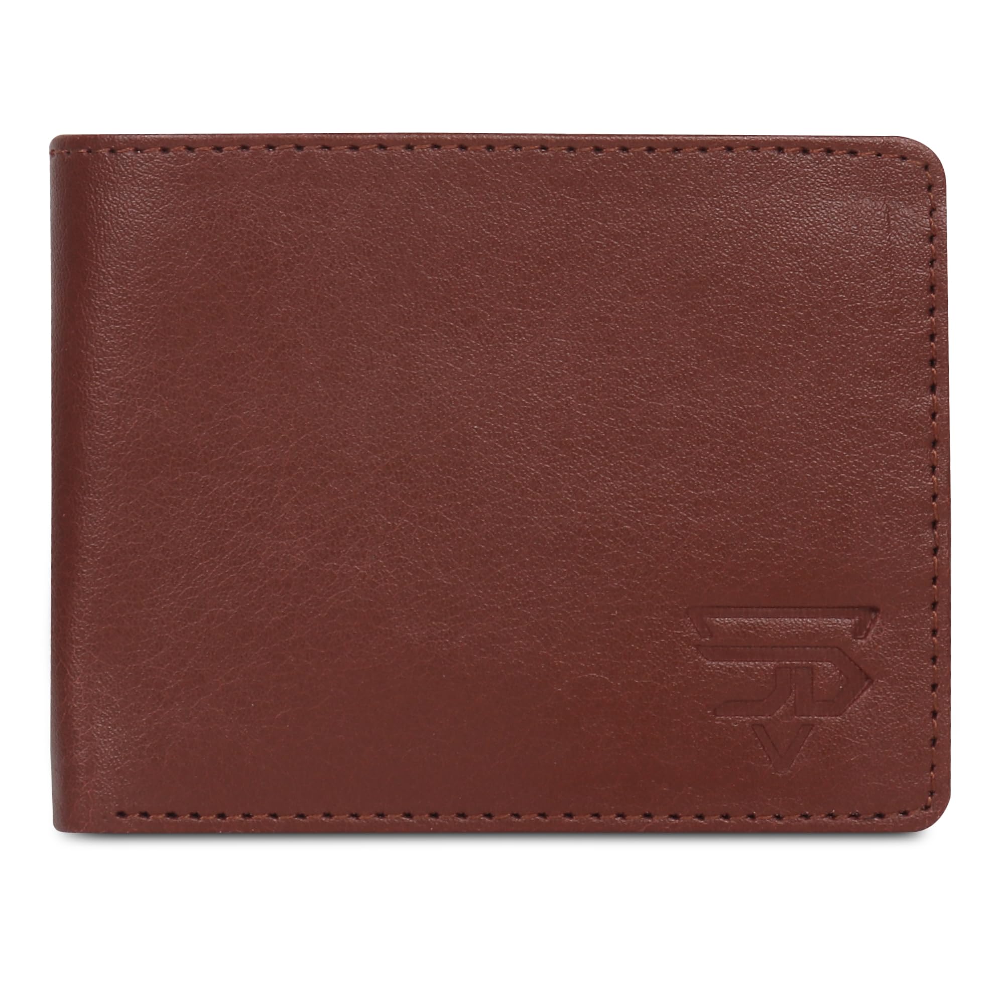 jnd Mild Double Zip Wallet: Sleek, Stylish Storage, Genuine Rexine Leather with RDIF Blocking Men's Wallet (TAN)-picture-18