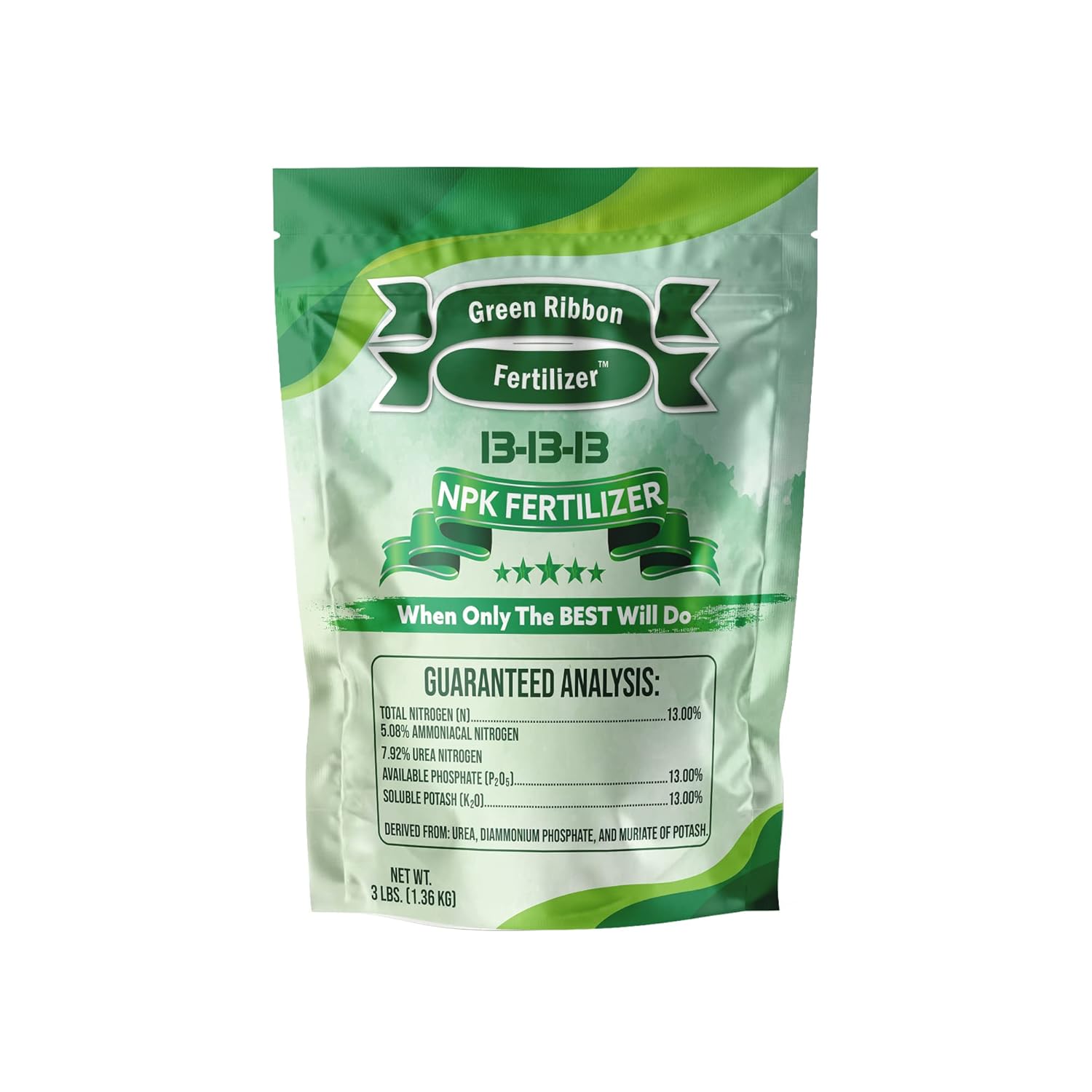 GRF 13-13-13 NPK Granular Fertilizer 3lbs.
