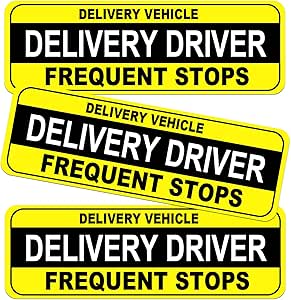 Delivery Driver Car Magnet Set, 3 Pack Removable - View #2